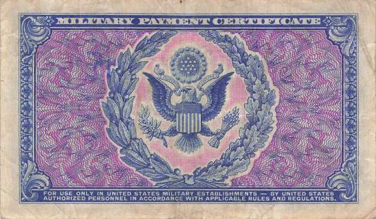 USA MPC Series 481 p.M26 1 Dollar 1951 F